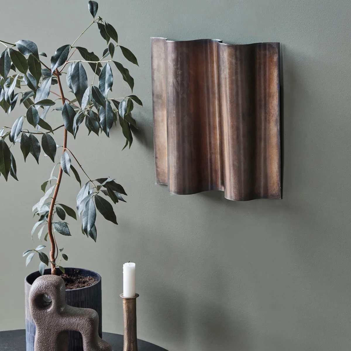 Faha wall art 30x30 cm, Antique 褐色 House Doctor