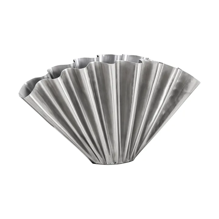 Flood 花瓶 - 拉丝银色 - House Doctor