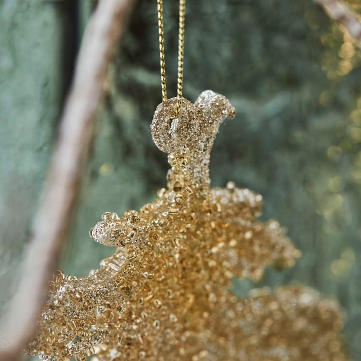 Gliz 圣诞装饰 10.5 cm 三件套装, Gold glitter House Doctor