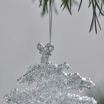 Gliz 圣诞装饰 10.5 cm 三件套装 - Silver glitter - House Doctor
