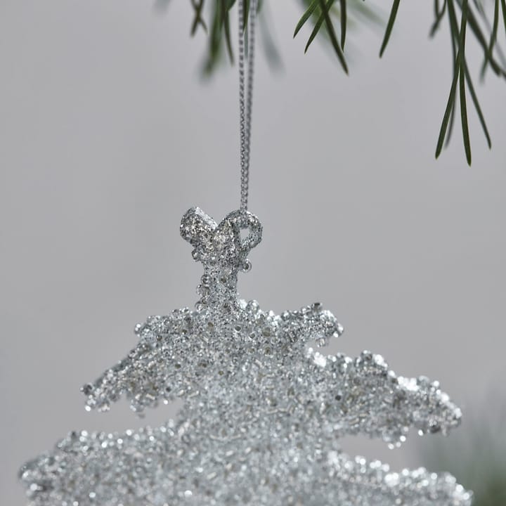 Gliz 圣诞装饰 10.5 cm 三件套装, Silver glitter House Doctor