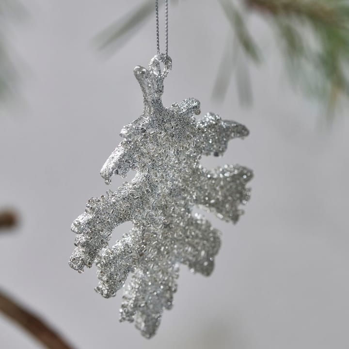 Gliz 圣诞装饰 10.5 cm 三件套装, Silver glitter House Doctor