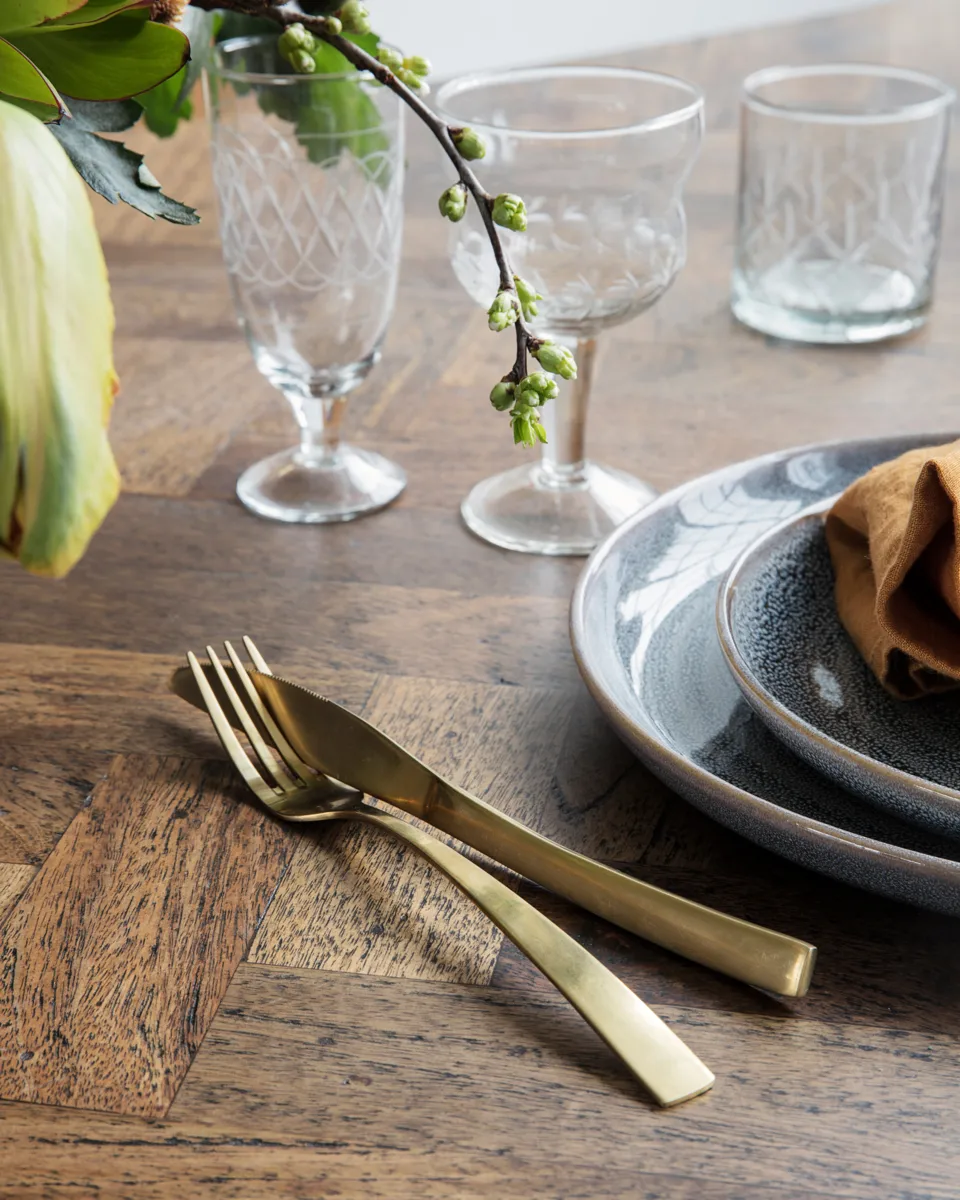 Golden 刀叉勺 套装 16件, Golden House Doctor