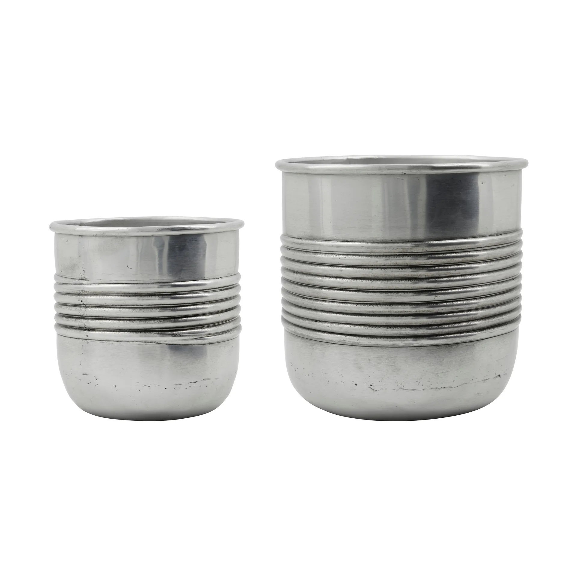 Groove planter aluminium 2 parts, Antique 银色 finish House Doctor