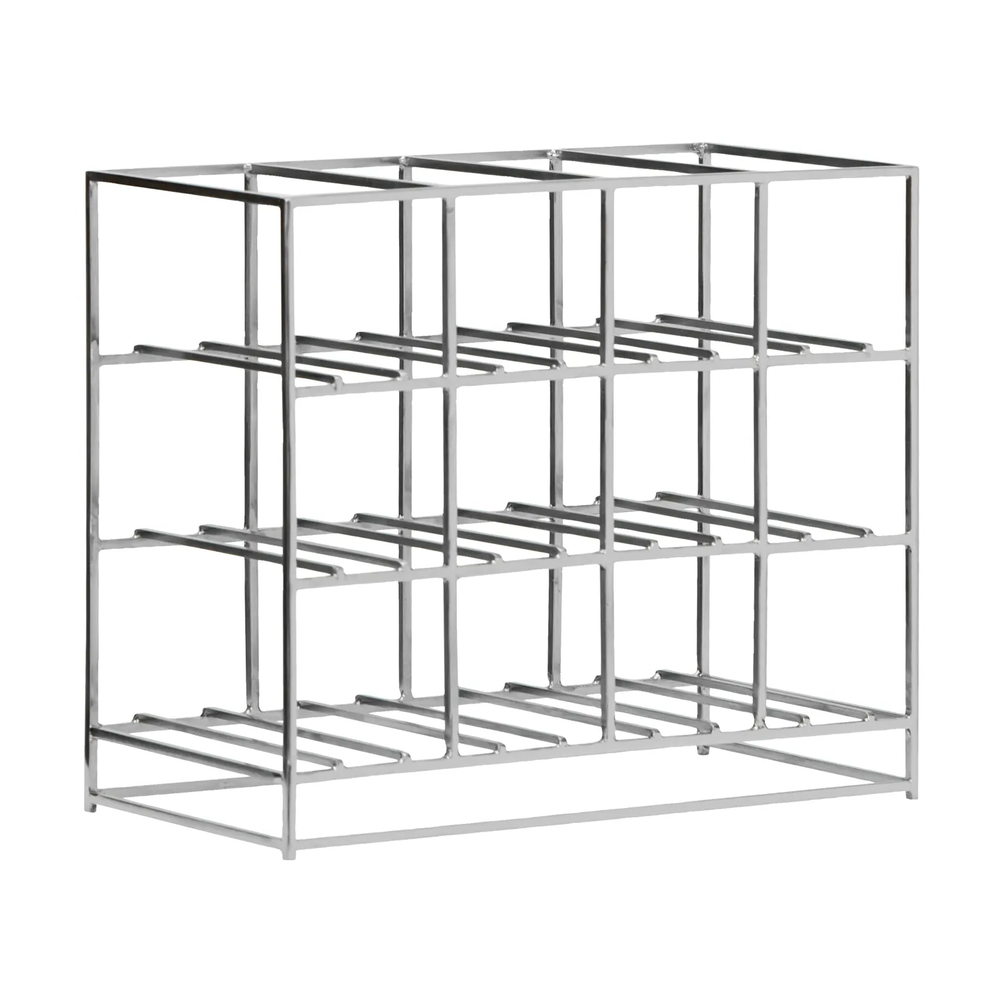 House Doctor 红酒架 12 bottles 41x35 cm, 银色 finish House Doctor