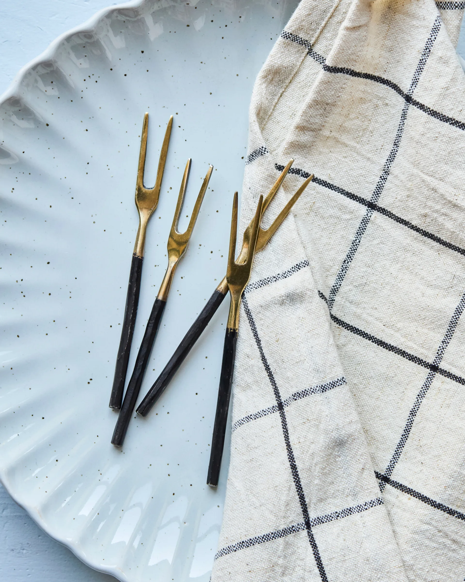 House Doctor 叉子 四件套装, Antique 黄铜 House Doctor