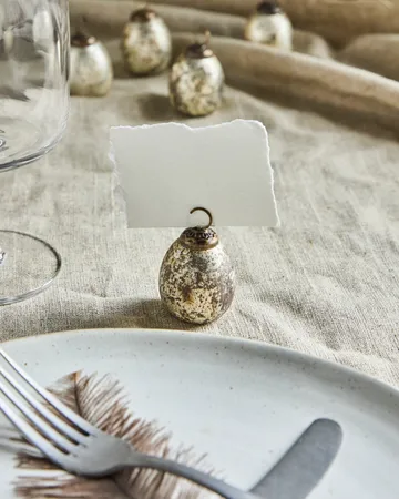 House Doctor place card holders, 六件套装 - 银色 finish - House Doctor