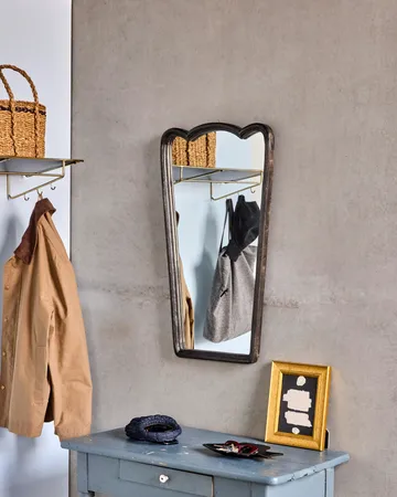 Jamp 墙面镜 with 框架 90 cm - 黑色 - House Doctor