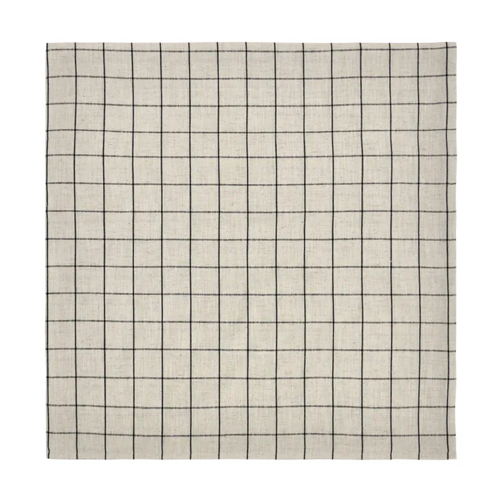 Join 桌布150x150cm - 黑色_米白色 - House Doctor