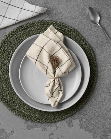Join cloth 餐巾纸 40x40 cm 四件套装 - 黑色-米白色 - House Doctor