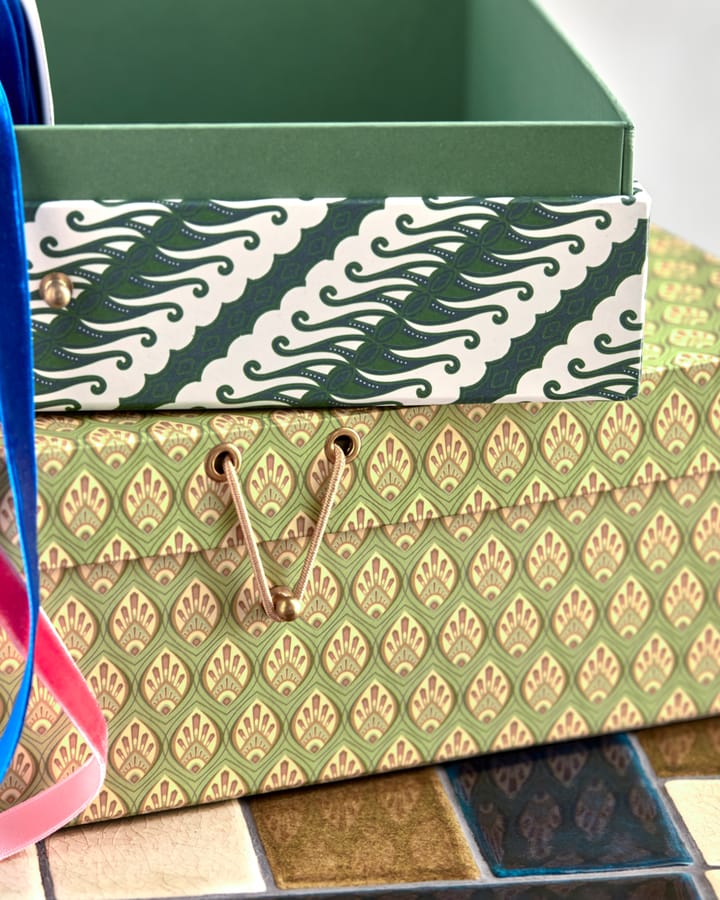 Keep storage boxes khaki-green, 2 parts House Doctor