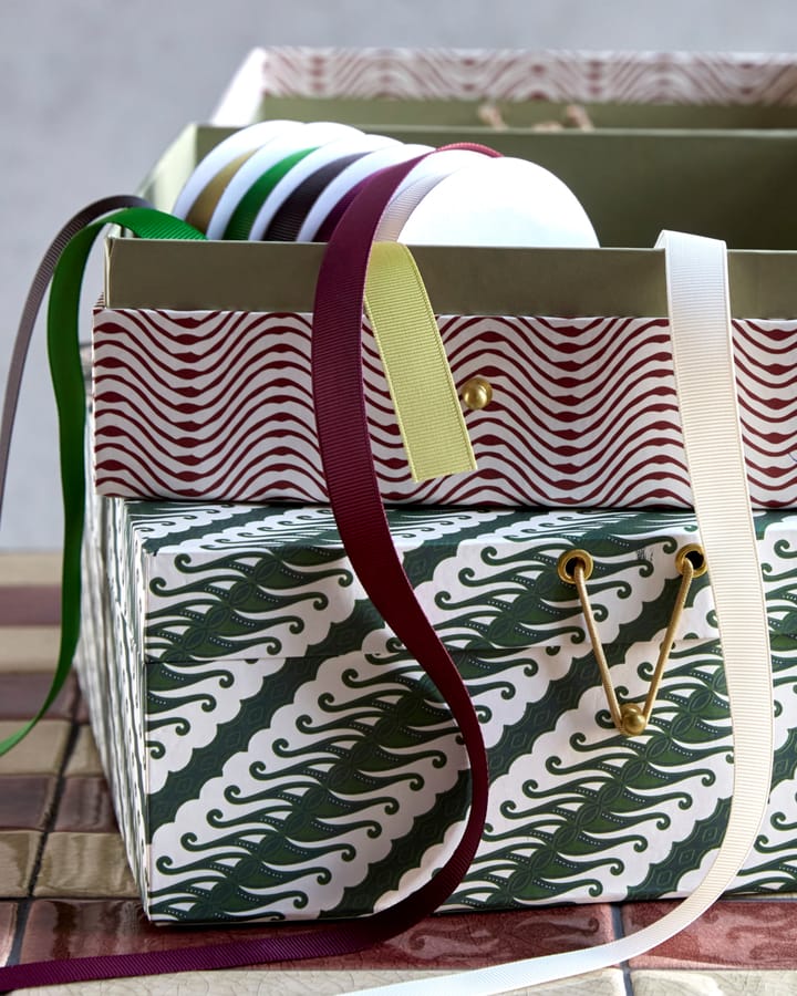 Keep storage boxes red-green, 2 parts House Doctor