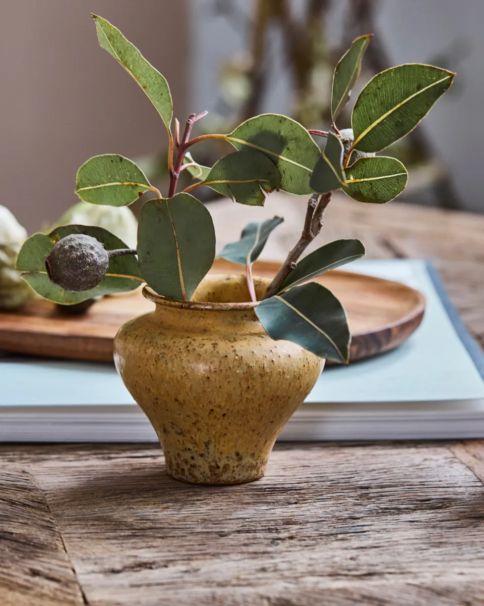 Kolo vase, Mustard 黄色, 8,5 cm House Doctor