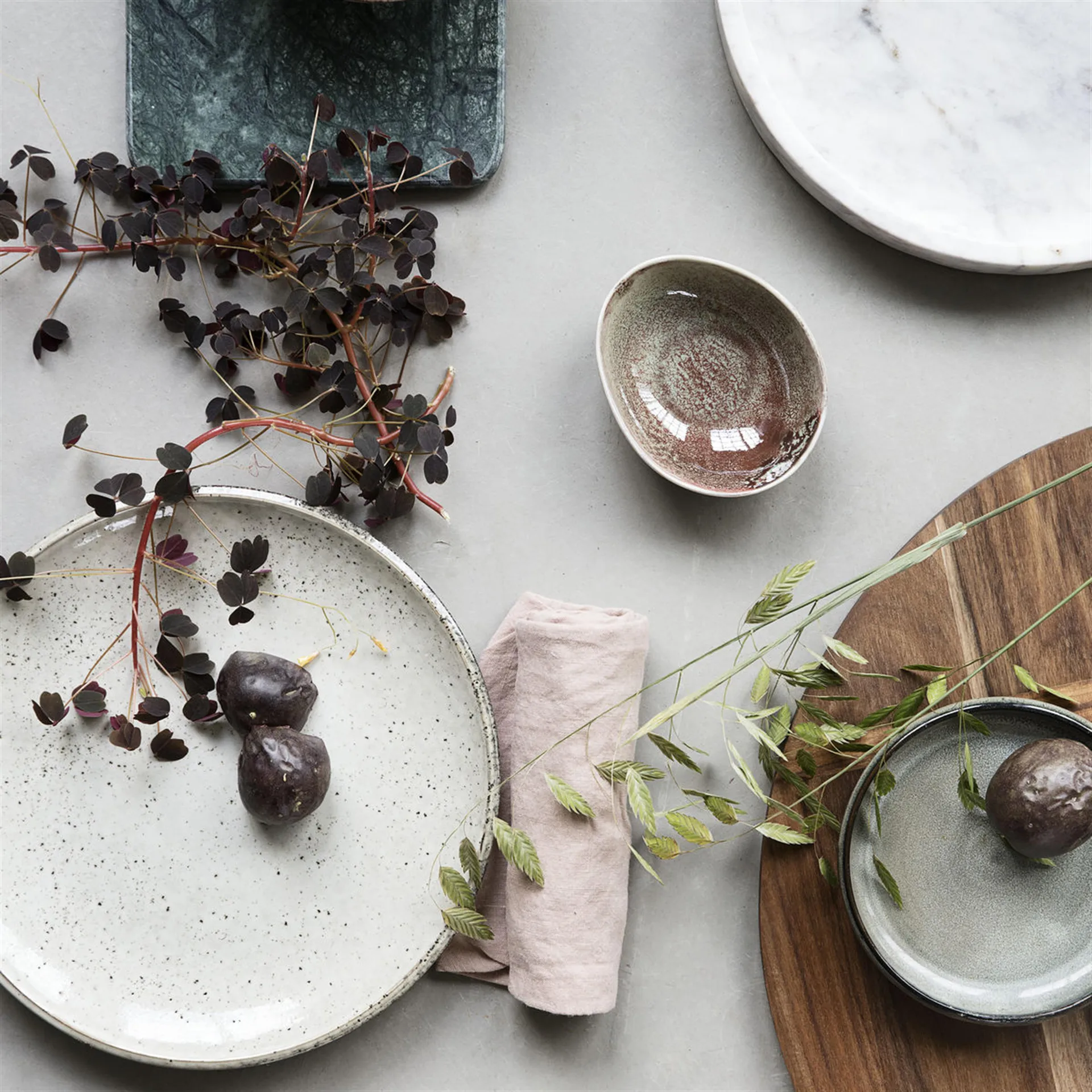 Lake 盘子 grey, 15.2 cm House Doctor