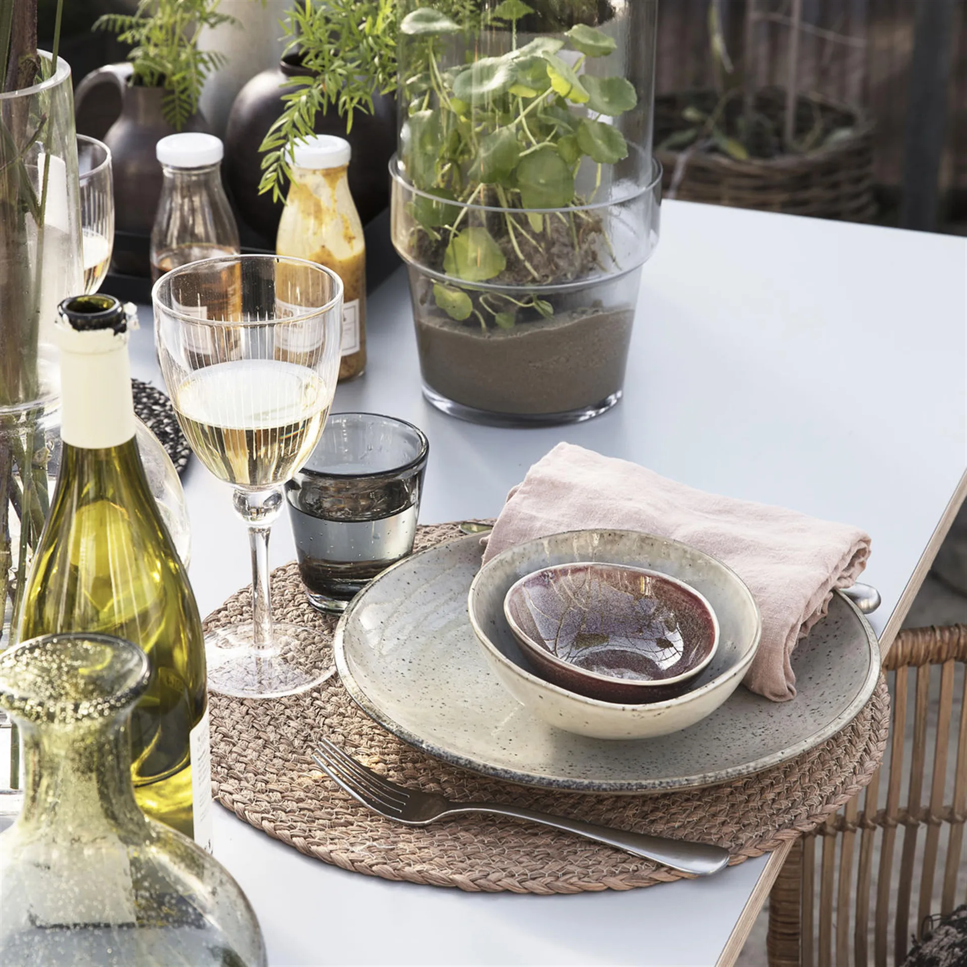 Lake 碗  grey, 16.8 cm House Doctor