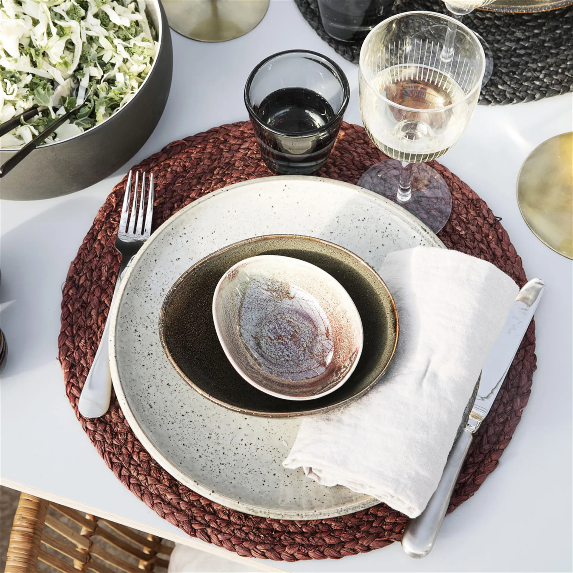 Lake 盘子 grey, 21.4 cm House Doctor