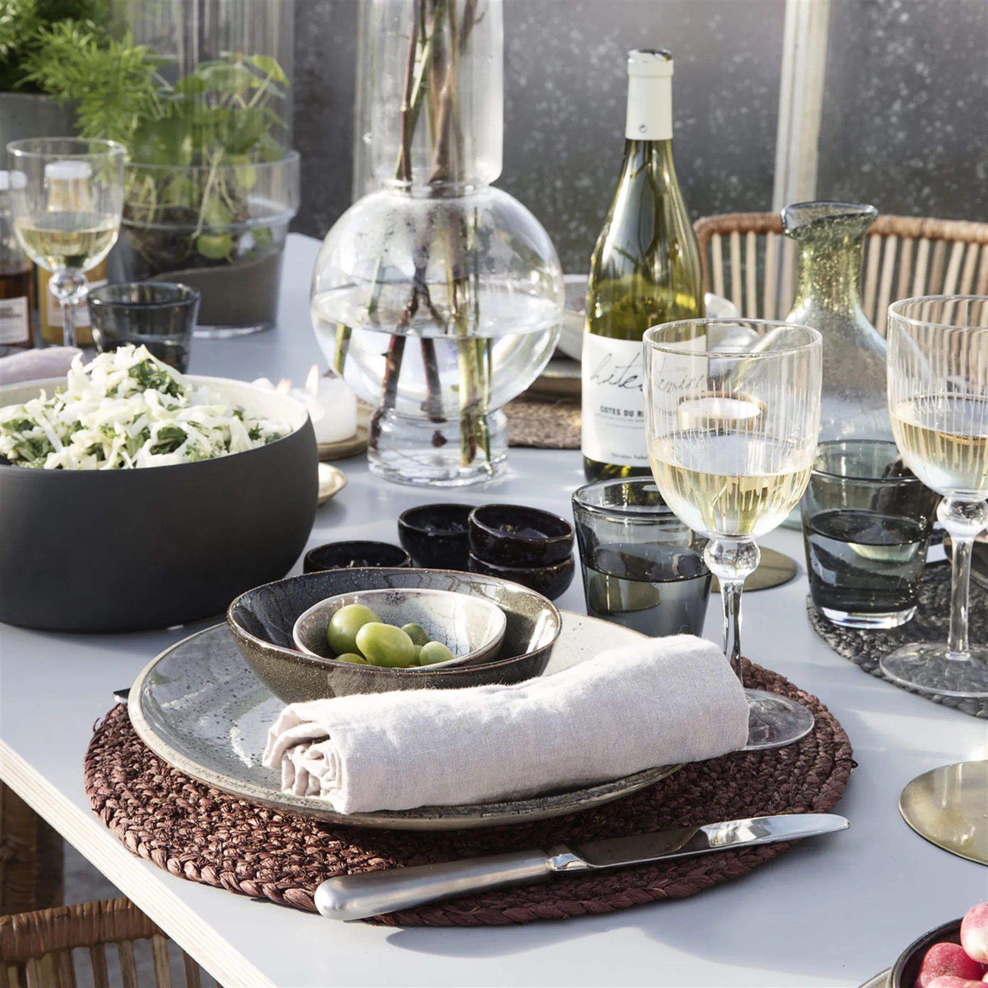 Lake 盘子 grey, 27 cm House Doctor