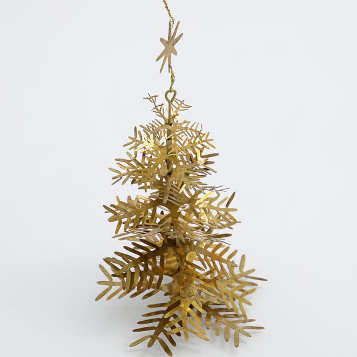 Lamet hanging 装饰 tree 三件套装, Antique 黄铜 House Doctor