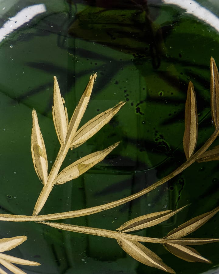 Leaf 圣诞树 装饰品 Ø7.5 cm 四件套装, 绿色-金色 House Doctor