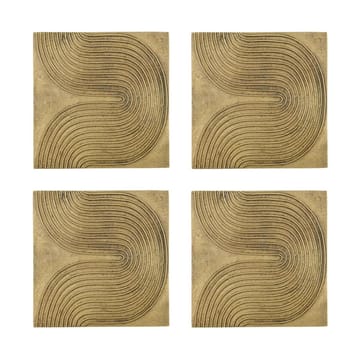 List wall art 四件套装 - Antique 黄铜 - House Doctor