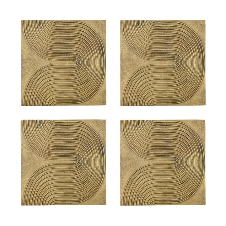List wall art 四件套装 - Antique 黄铜 - House Doctor