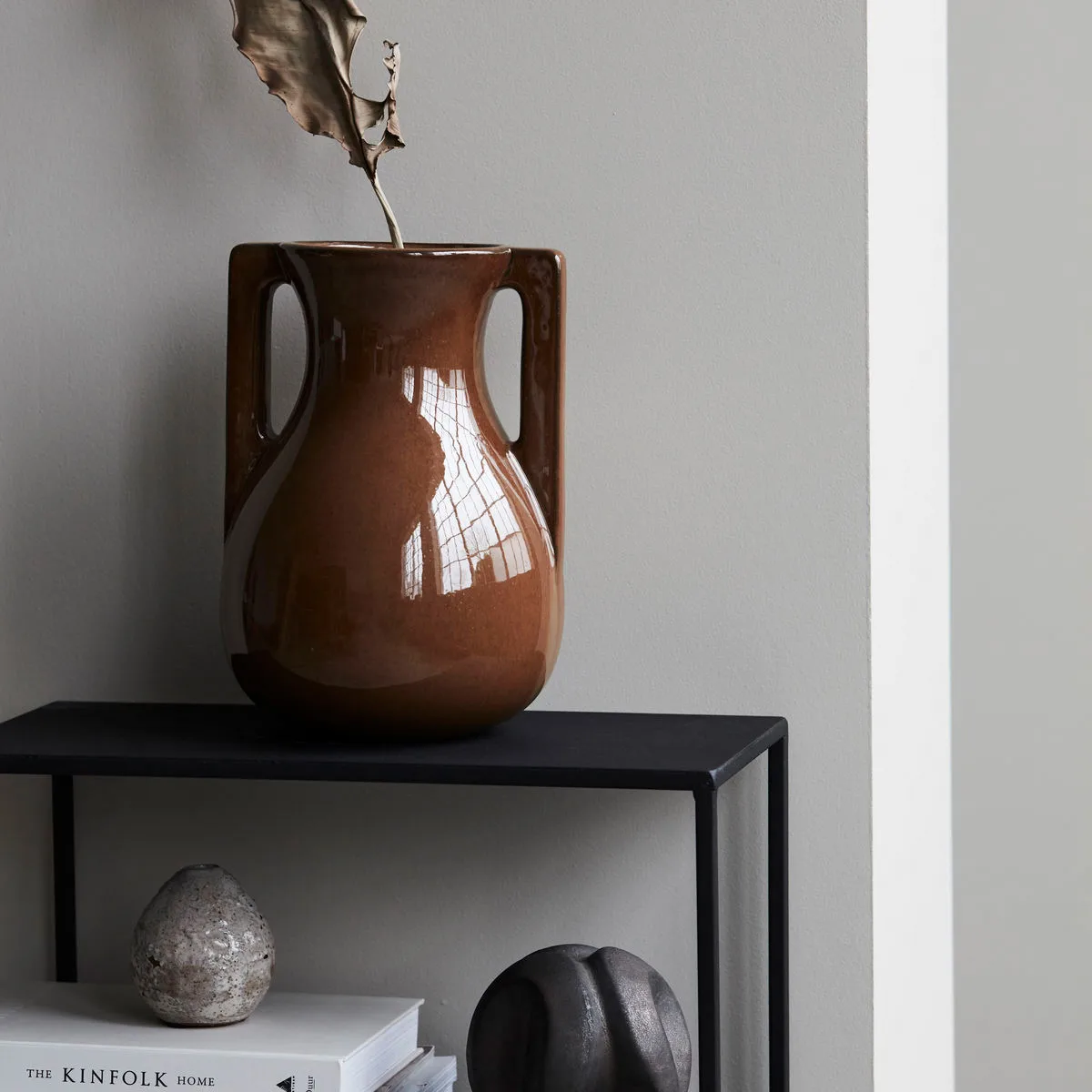 Mississipi 花瓶 31 cm, 棕色 House Doctor