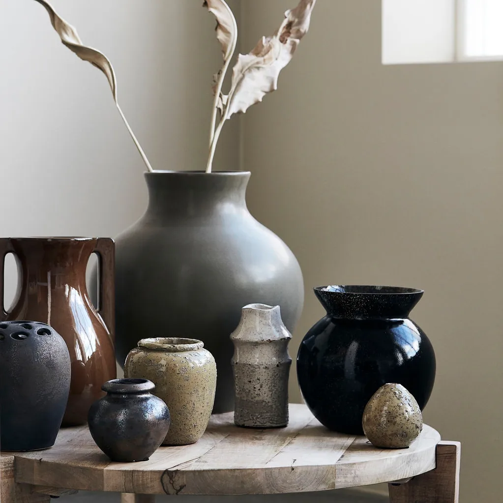 Mississipi 花瓶 31 cm, 棕色 House Doctor