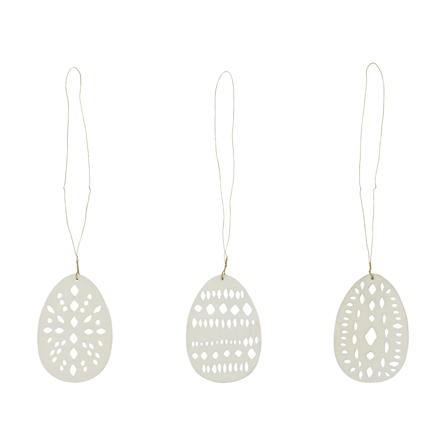 Nori Easter hanging 装饰品 套装 of 3件, 米色 House Doctor