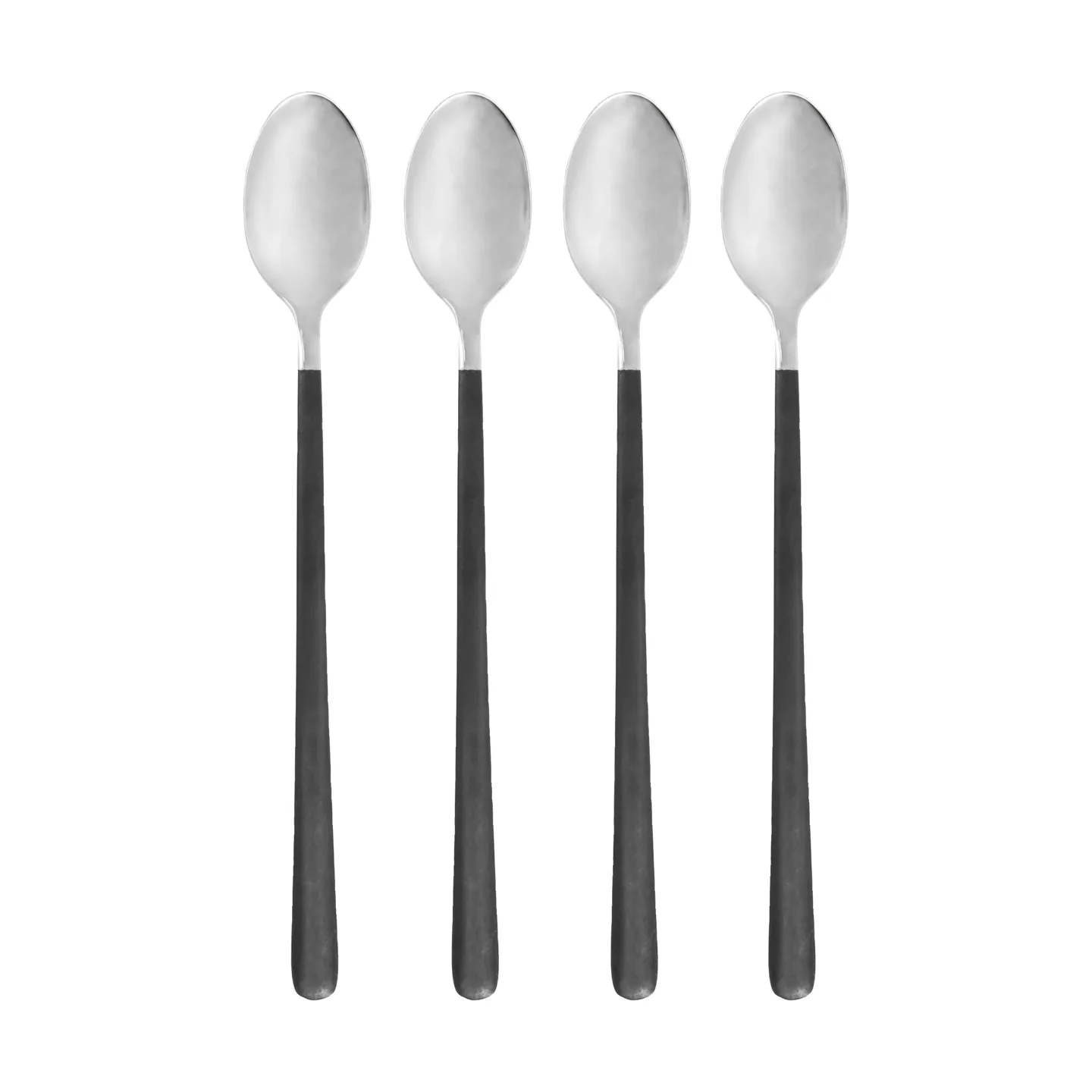 Ox long 勺子 四件套装, 黑色-银色 House Doctor