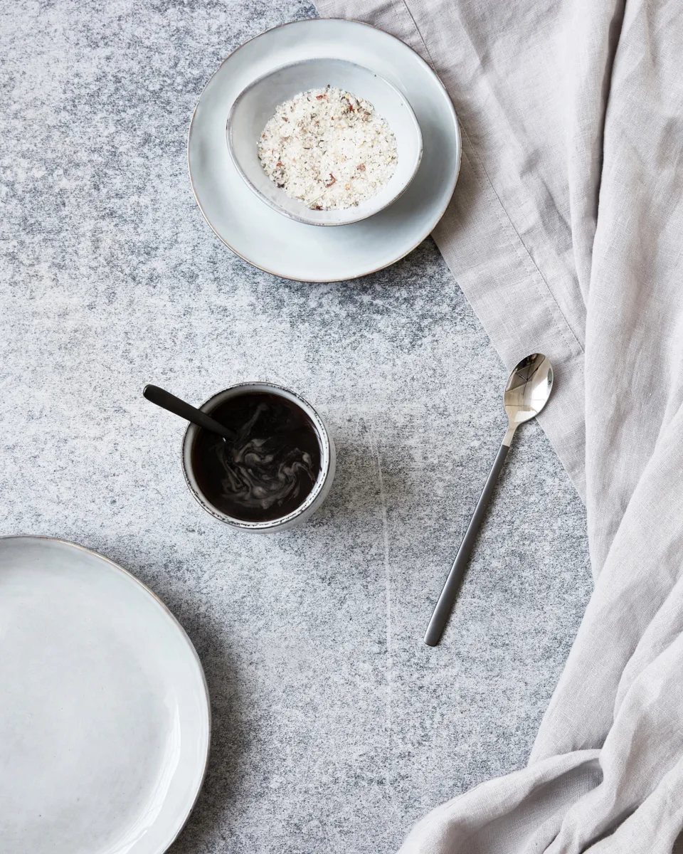 Ox long 勺子 四件套装, 黑色-银色 House Doctor