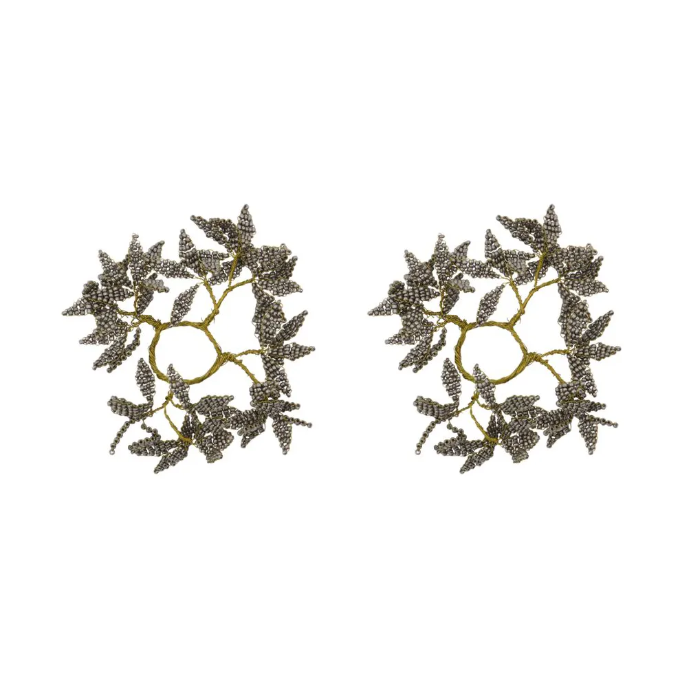 Pearl light ring 两件套装, Grey-gold House Doctor