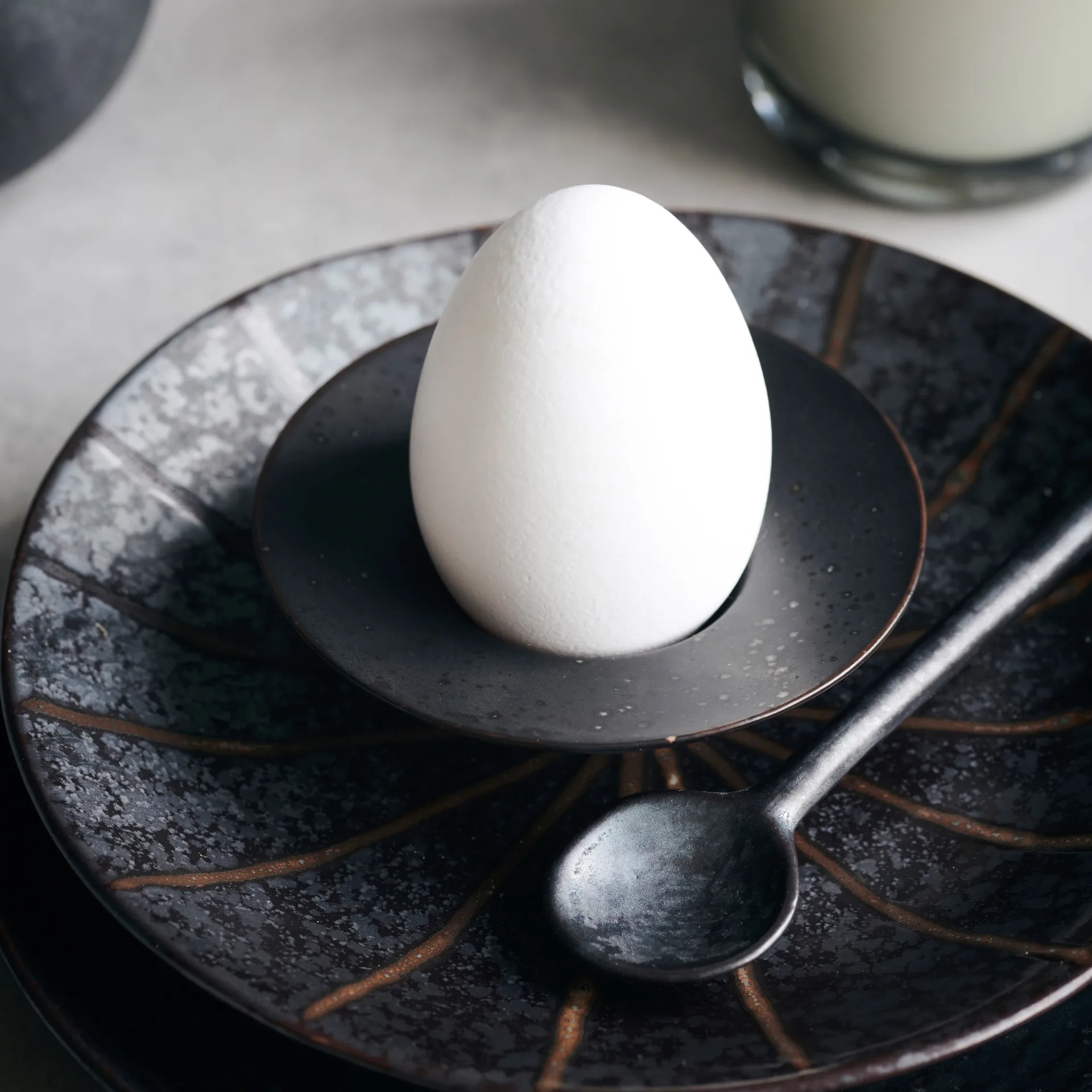 Pion 蛋杯 四件套装, 黑色-棕色 House Doctor