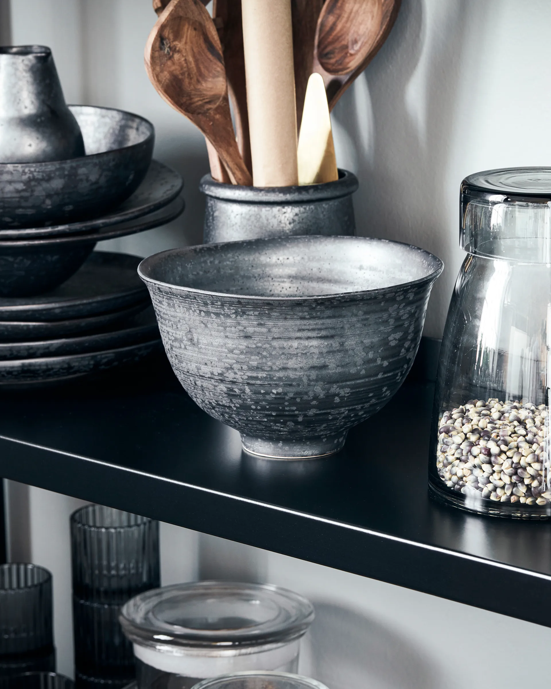 Pion 碗  Ø19 cm, 黑色-棕色 House Doctor