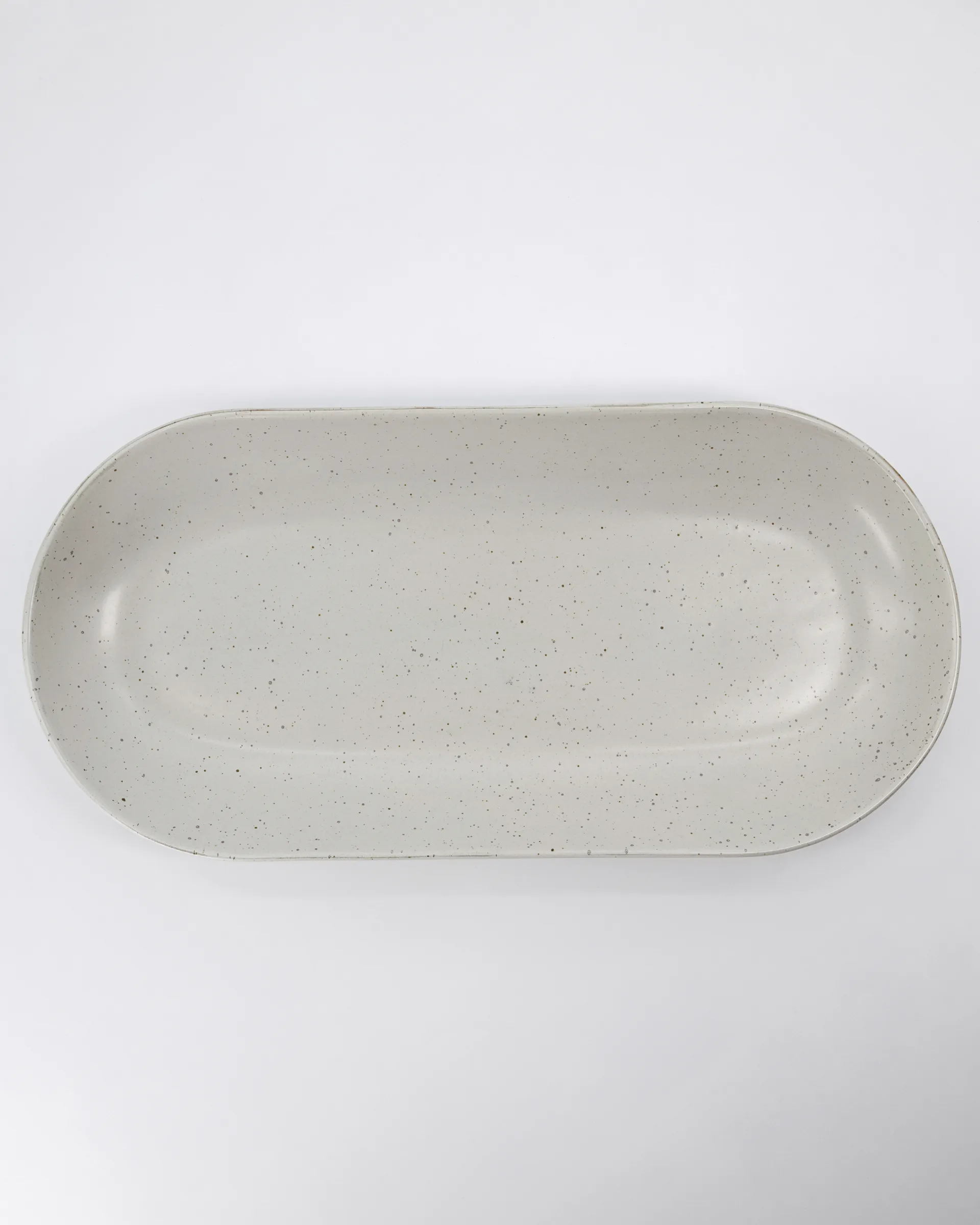 Pion 上菜盘19x38cm, 灰色-白色 House Doctor
