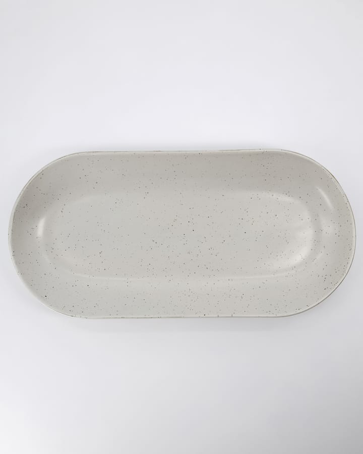 Pion serving 盘子 19x38 cm, 灰色-白色 House Doctor