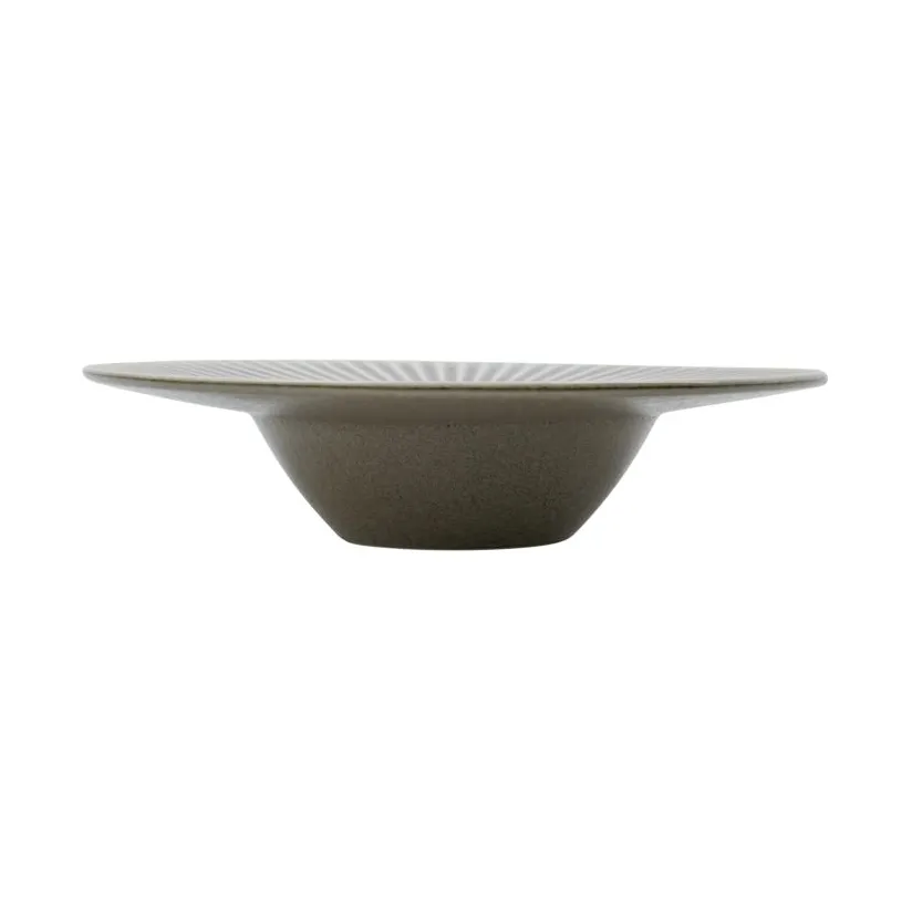 Pleat 意面盘 Ø26cm, 灰棕色 House Doctor