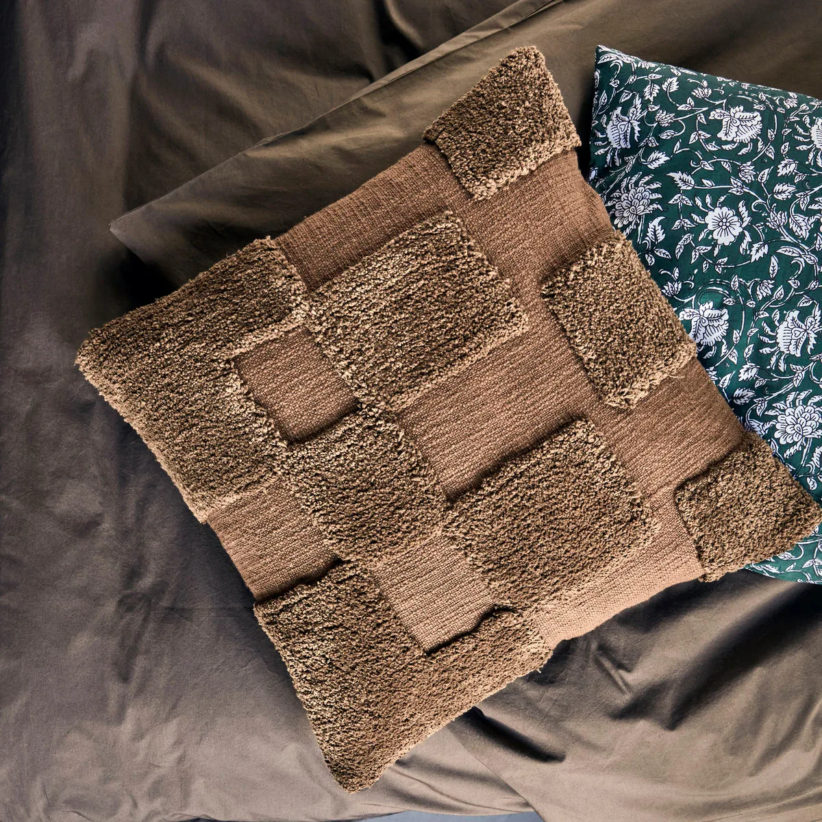 Potus 靠枕套 50x50 cm, 褐色 House Doctor