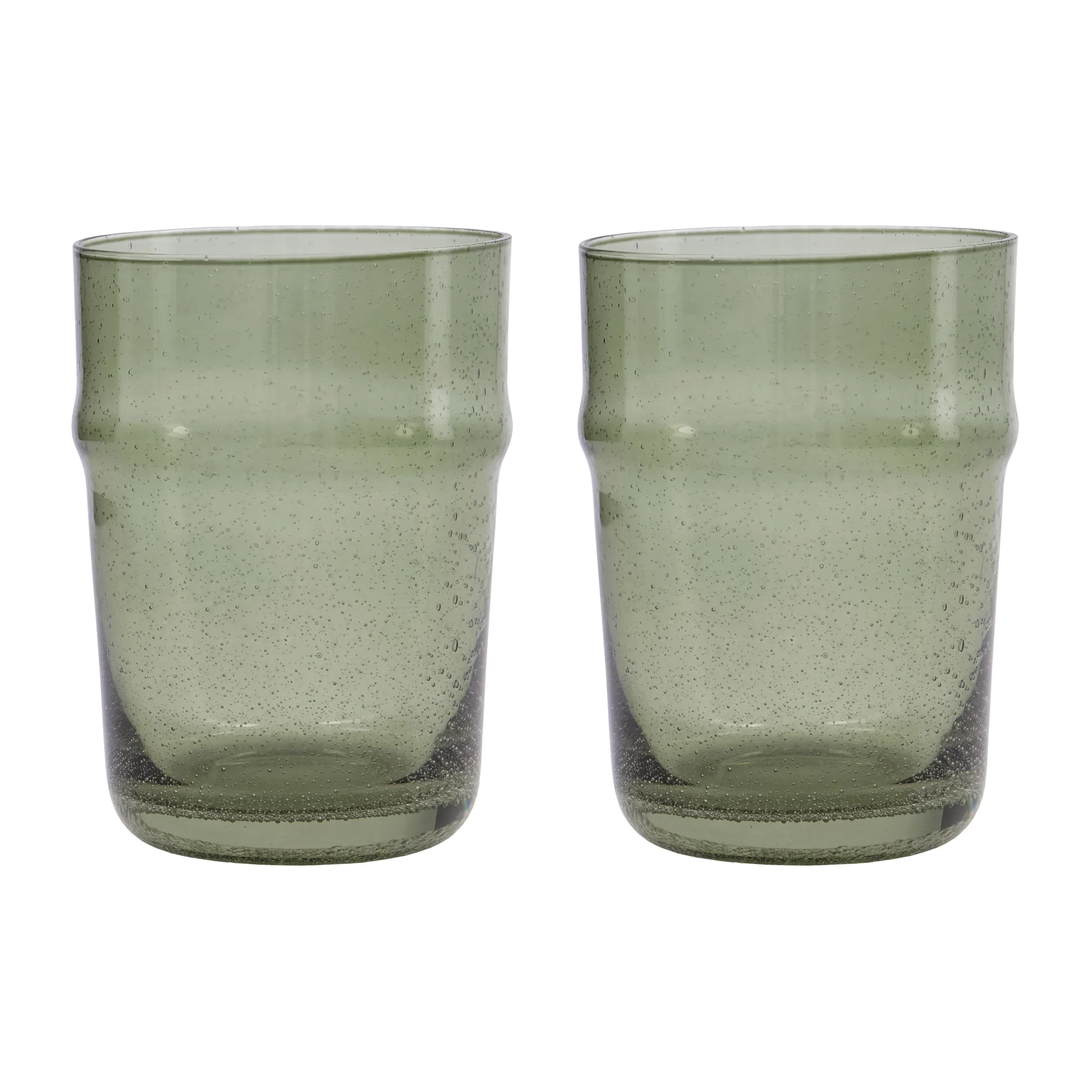 Rain glass 10.5 cm 两件套装, 绿色 House Doctor