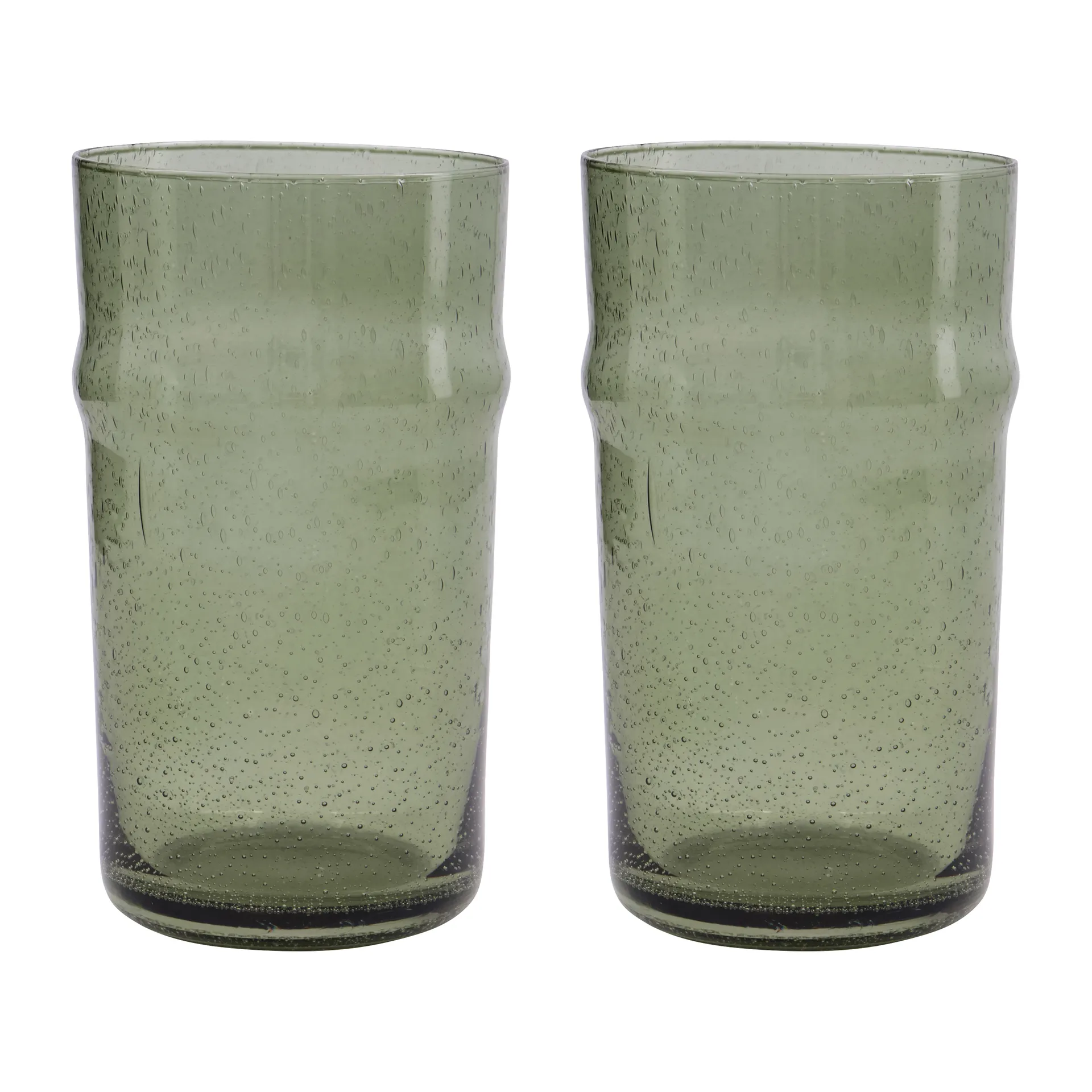 Rain glass 14 cm 两件套装, 绿色 House Doctor