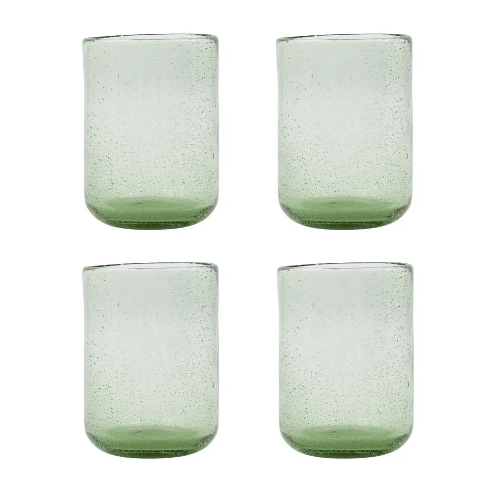 Rich glass 四件套装, Light 绿色 House Doctor