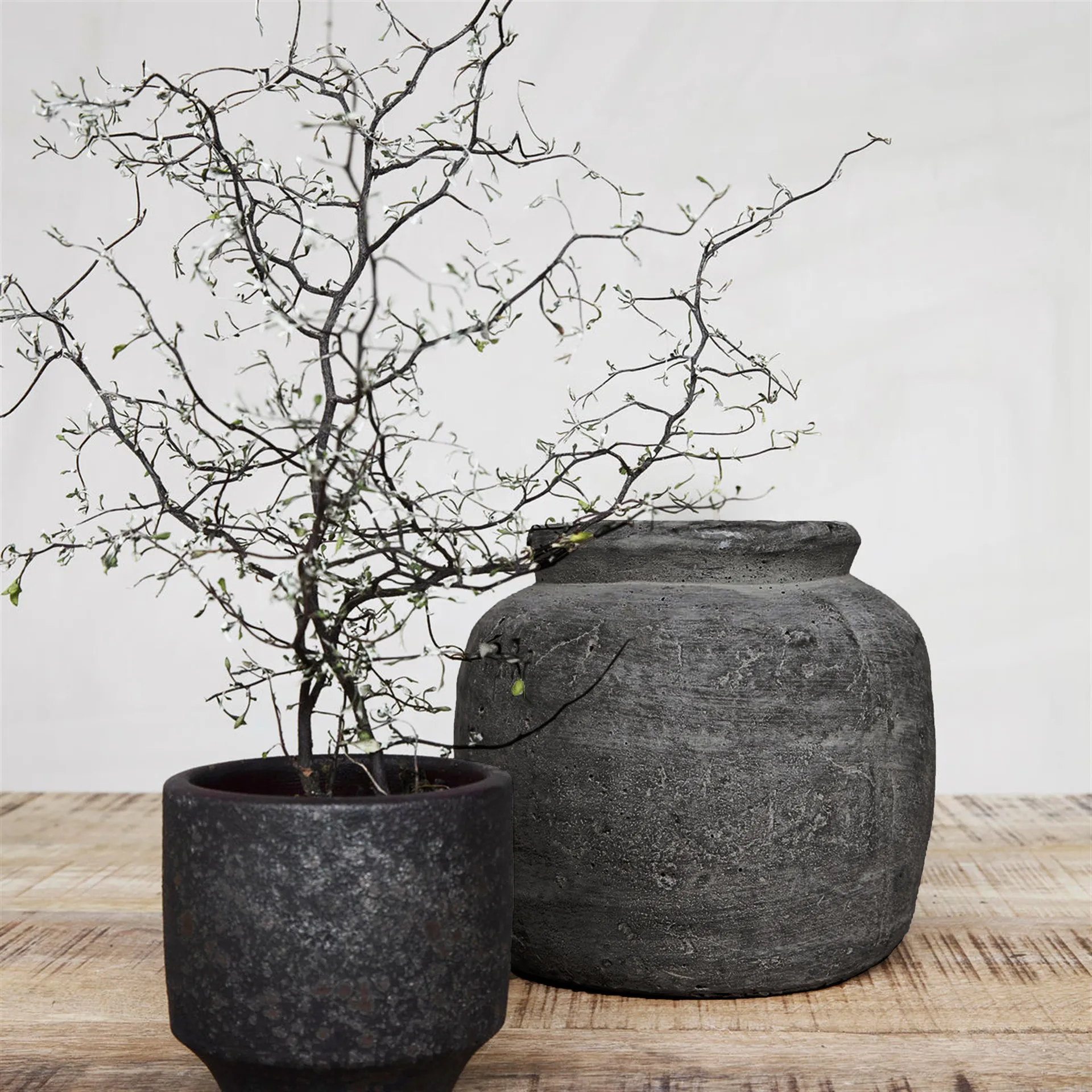 Rustik 陶土花盆, 高18cm_直径19cm House Doctor