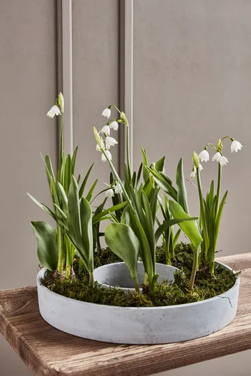 The Ring 烛台  for block candles - Concrete - House Doctor