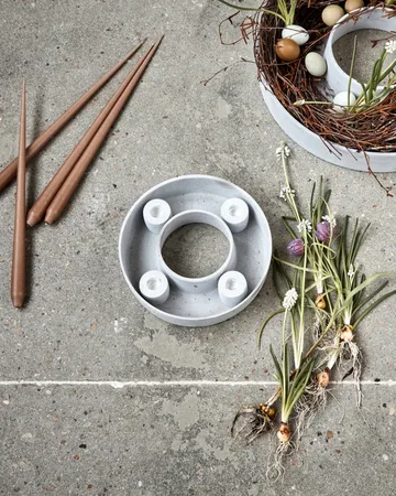 The Ring 烛台  - Grey - House Doctor