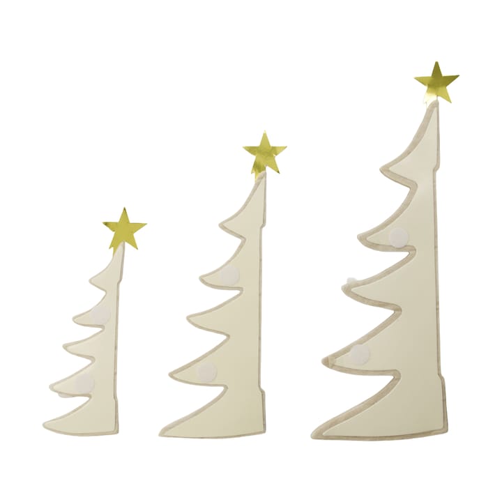 Tree decorative spruce 3件, 象牙白 House Doctor