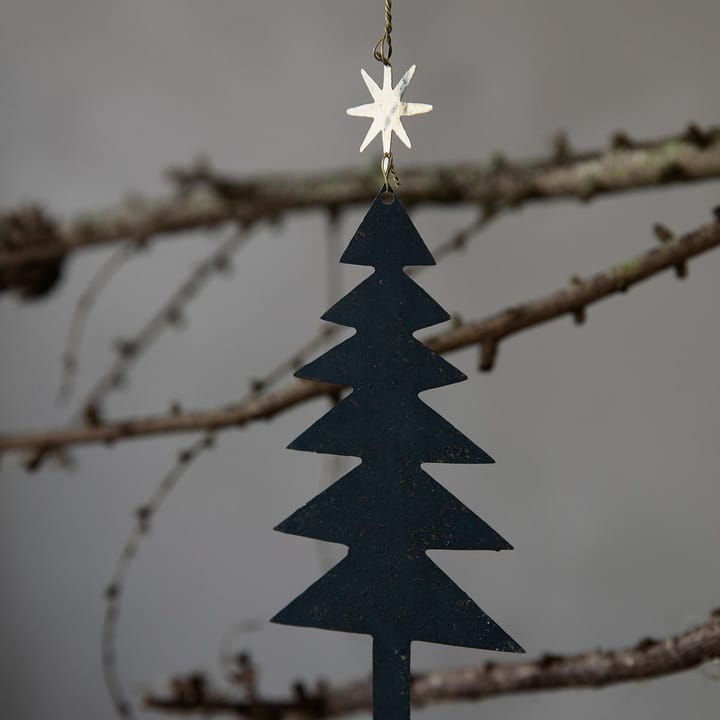 Tree with Star hanging 装饰 三件套装, 黑色 House Doctor
