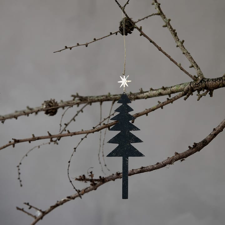 Tree with Star hanging 装饰 三件套装, 黑色 House Doctor