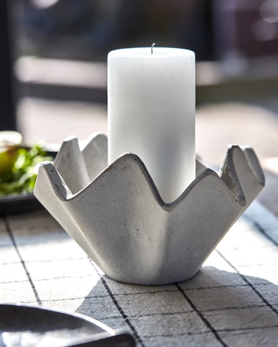 Vaso 烛台, 灰色 House Doctor