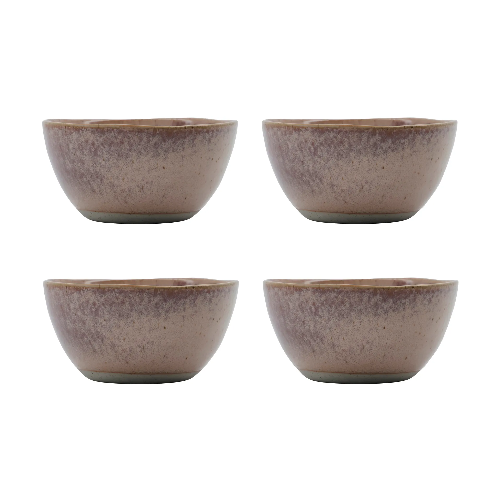 Vida 碗 33 cl 四件套装, 粉色 House Doctor