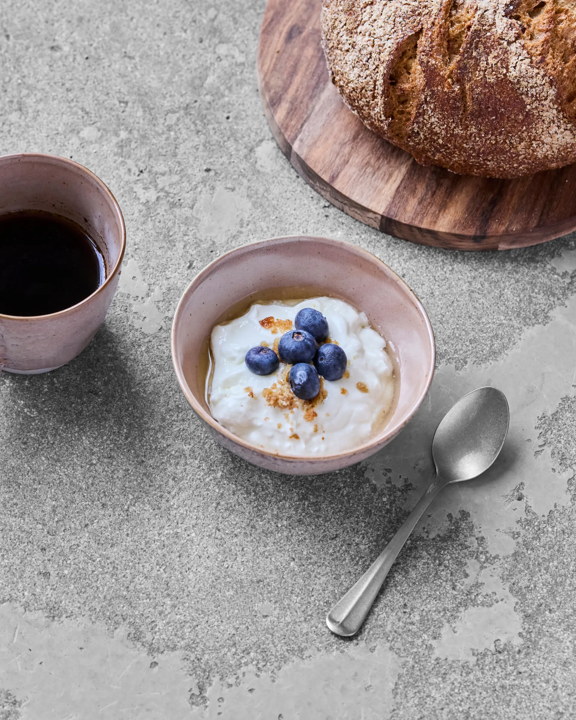 Vida 碗 33 cl 四件套装, 粉色 House Doctor