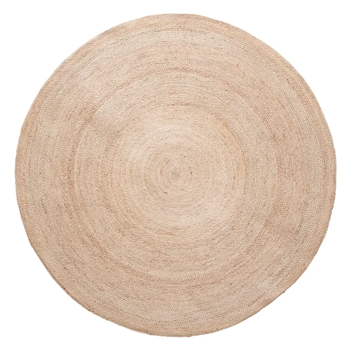 黄麻地毯 Ø150cm - 自然色 - Hübsch